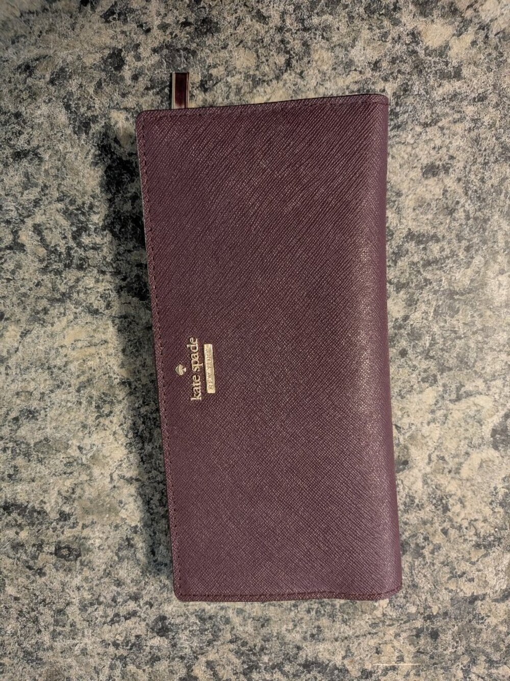Kate Spade Plum Burgundy Wallet